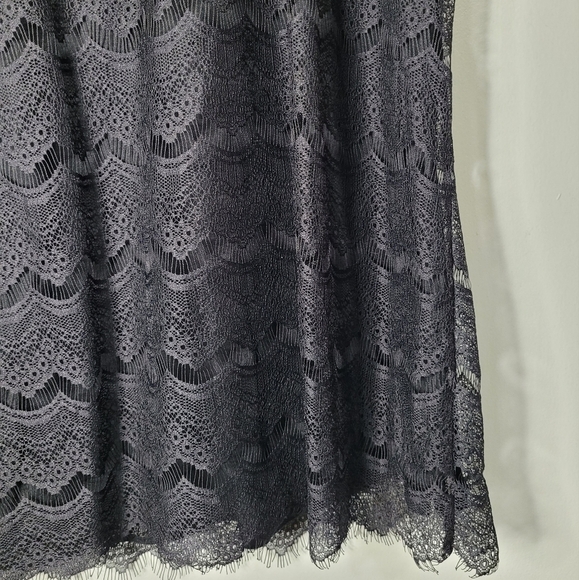 BANANA Republic Black Sleeveless Lace Dressy Top. - Picture 6 of 11